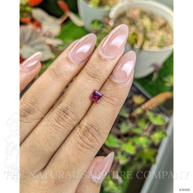 0.72 Ct. Pinkish Purple Garnet from Ceylon (Sri Lanka)