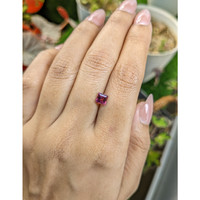 0.72 Ct. Pinkish Purple Garnet from Ceylon (Sri Lanka) Life Style