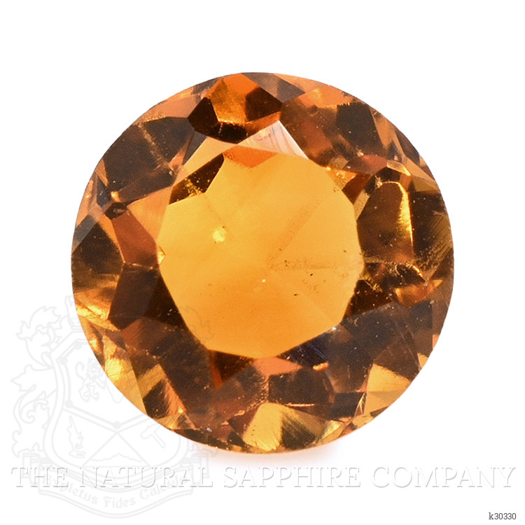 0.46 Ct. Yellowish Orange Citrine from Ceylon (Sri Lanka)