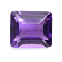 8.58 Ct.Tw. Emerald Cut Amethyst