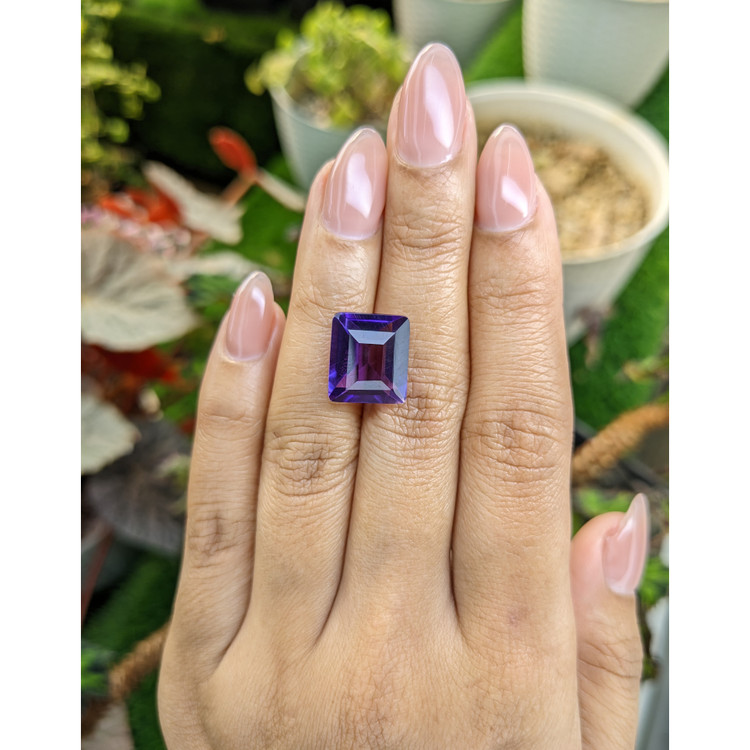 8.58 Ct. Purple Amethyst from Brazil