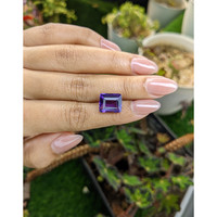6.43 Ct. Purple Amethyst from Brazil Life Style