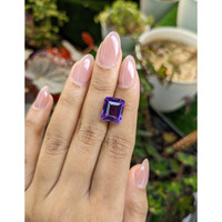 6.43 Ct. Purple Amethyst from Brazil Life Style