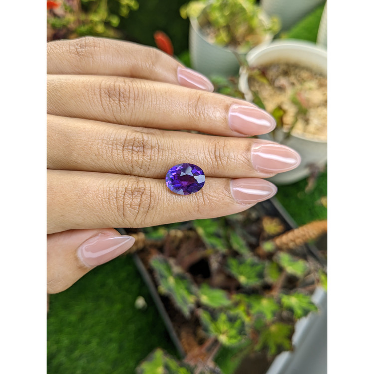 4.87 Ct. Purple Amethyst from Brazil