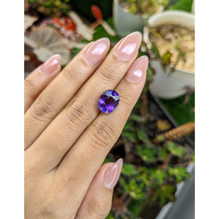 4.87 Ct. Purple Amethyst from Brazil