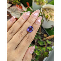 4.97 Ct. Purple Amethyst from Brazil Life Style
