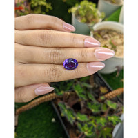 5.98 Ct. Purple Amethyst from Brazil Life Style
