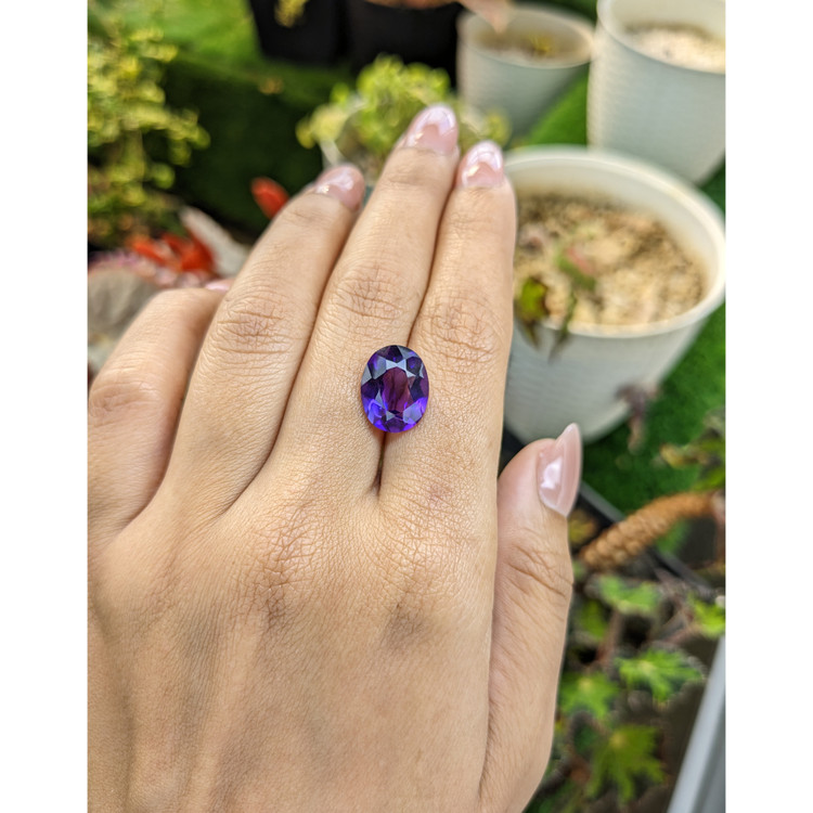 5.66 Ct. Purple Amethyst from Brazil