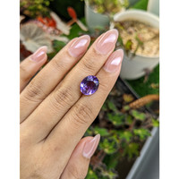 5.96 Ct. Purple Amethyst from Brazil Life Style