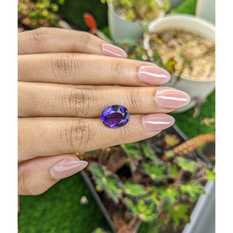 5.68 Ct. Purple Amethyst from Brazil