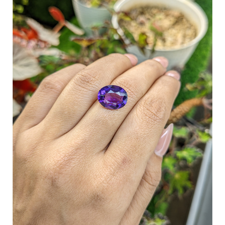 5.68 Ct. Purple Amethyst from Brazil