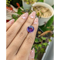 6.38 Ct. Purple Amethyst from Brazil Life Style