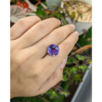 7.24 Ct. Purple Amethyst from Brazil Life Style