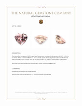 40.58 Ct. Pink Kunzite from Afghanistan Appraisal