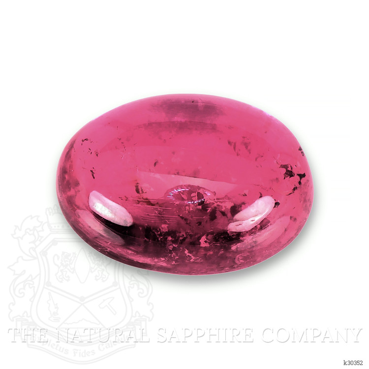 15.63 Ct. Reddish Pink Cabochon Rubellite Tourmaline from Nigeria