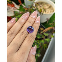 6.24 Ct. Purple Amethyst from Brazil Life Style