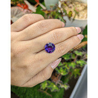 5.05 Ct. Purple Amethyst from Brazil Life Style
