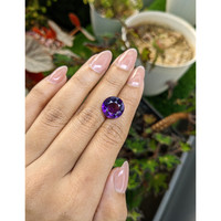 6.25 Ct. Purple Amethyst from Brazil Life Style