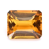 12.69 Ct.Tw. Emerald Cut Citrine