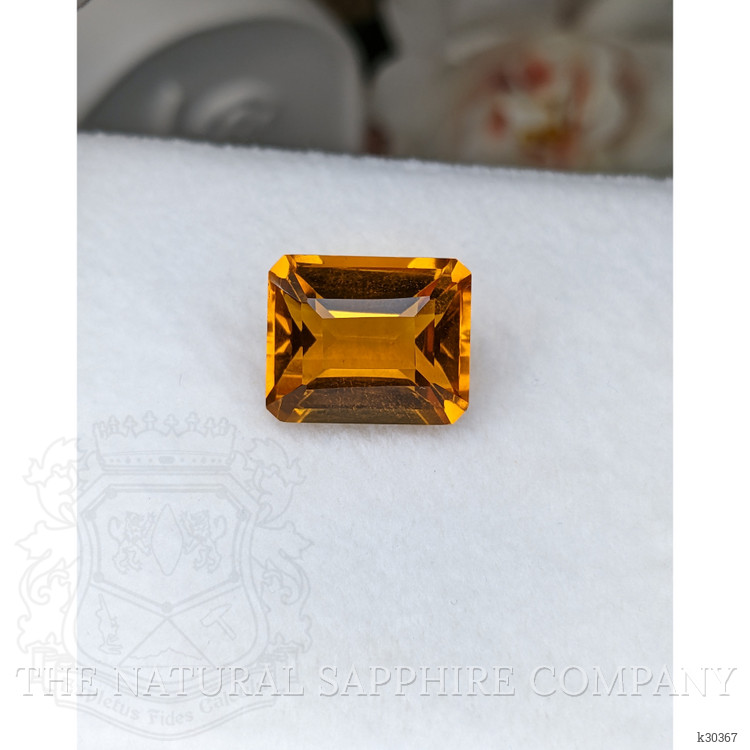 12.69 Ct. Yellowish Orange Citrine from Brazil