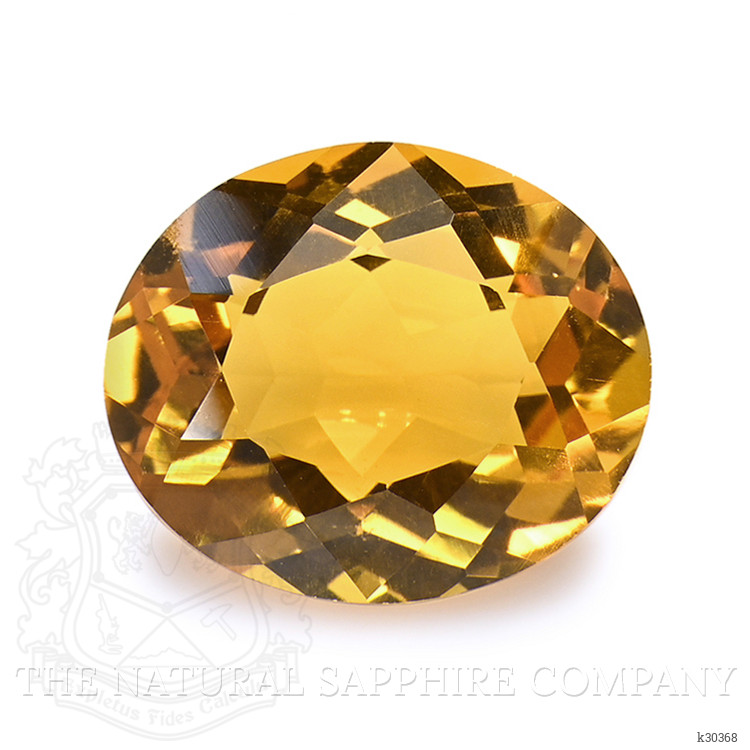 5.35 Ct. Orangish Yellow Citrine from Brazil