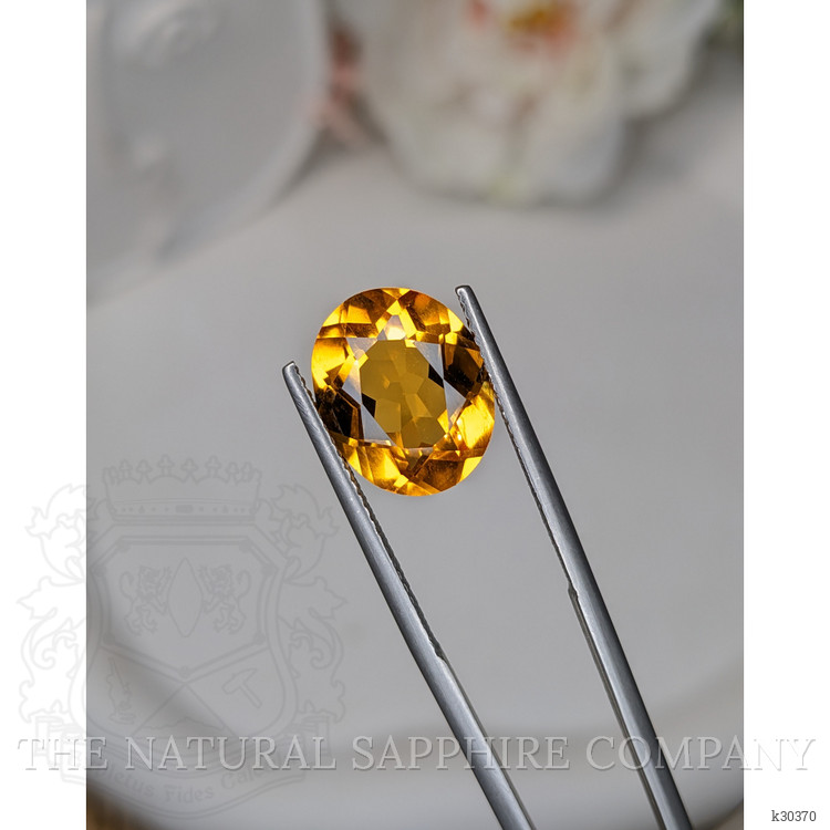 4.87 Ct. Orangish Yellow Citrine from Brazil