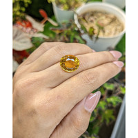 9.09 Ct. Yellow Citrine from Brazil Life Style