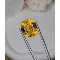 9.09 Ct. Yellow Citrine from Brazil Life Style