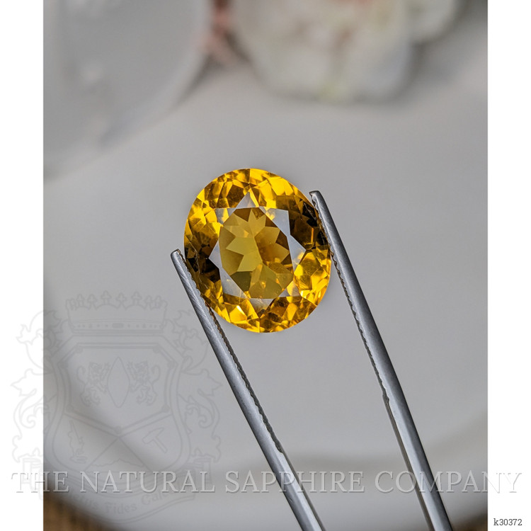 9.09 Ct. Yellow Citrine from Brazil