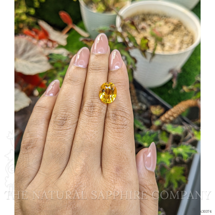 5.44 Ct. Yellow Citrine from Brazil
