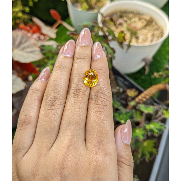 5.44 Ct. Yellow Citrine from Brazil