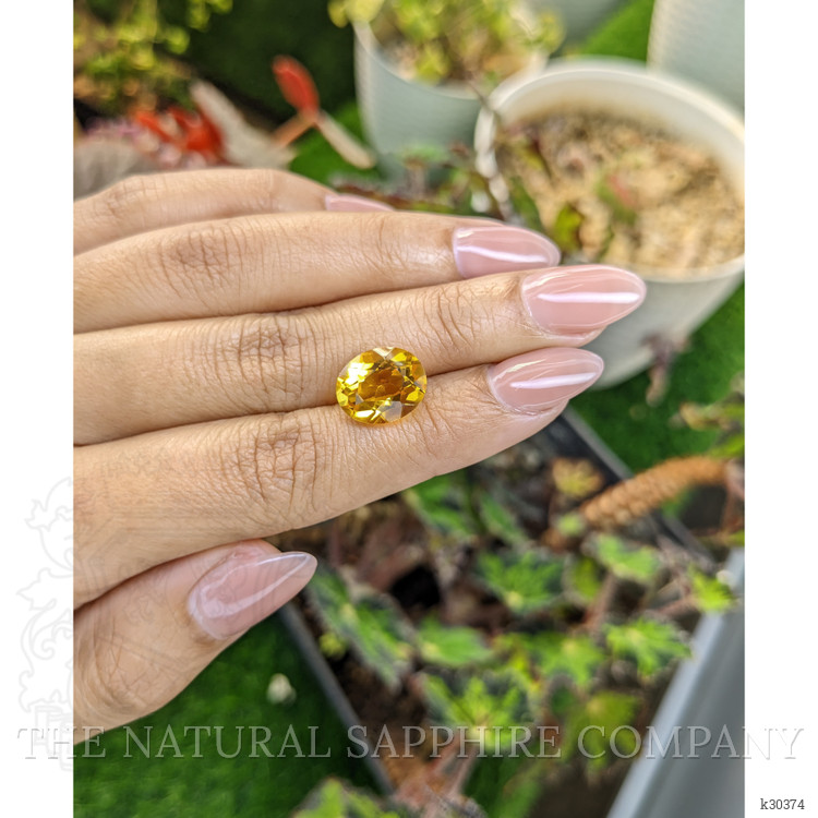 5.44 Ct. Yellow Citrine from Brazil