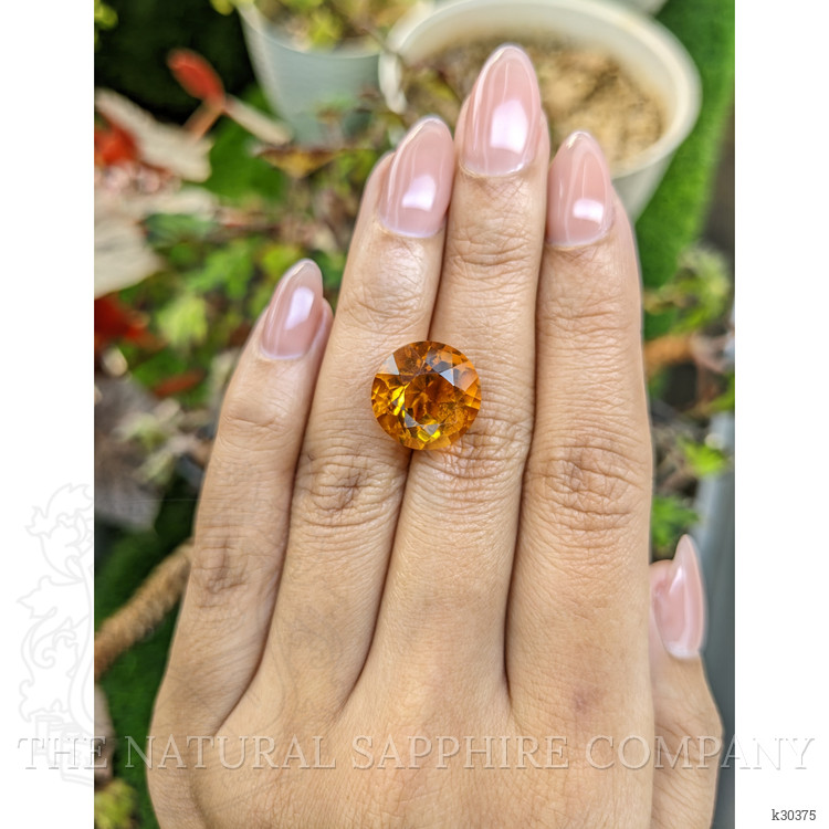 10.90 Ct. Orange Citrine from Brazil