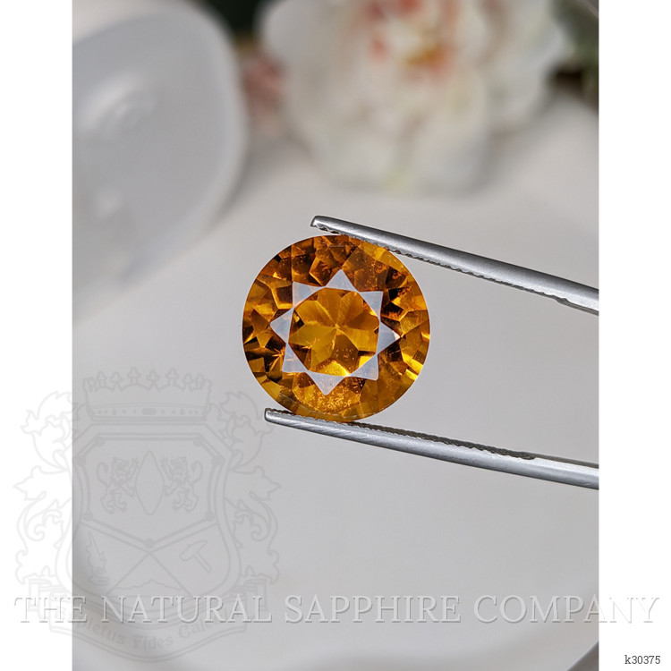 10.90 Ct. Orange Citrine from Brazil