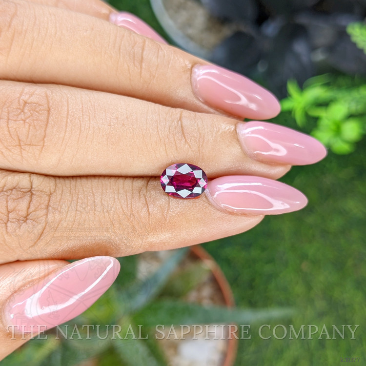 1.57 Ct. Purplish Pink Garnet from Tanzania
