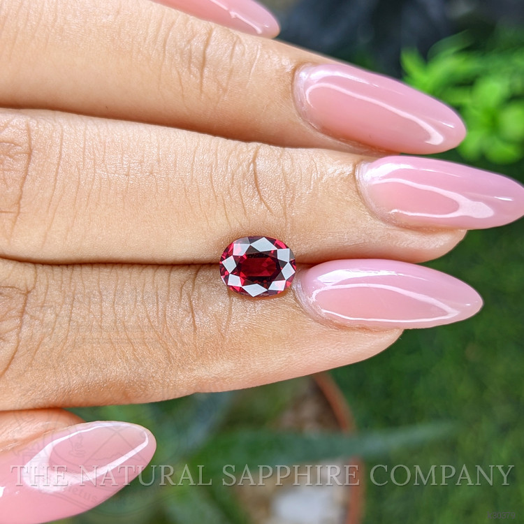1.57 Ct. Purplish Red Garnet from Tanzania