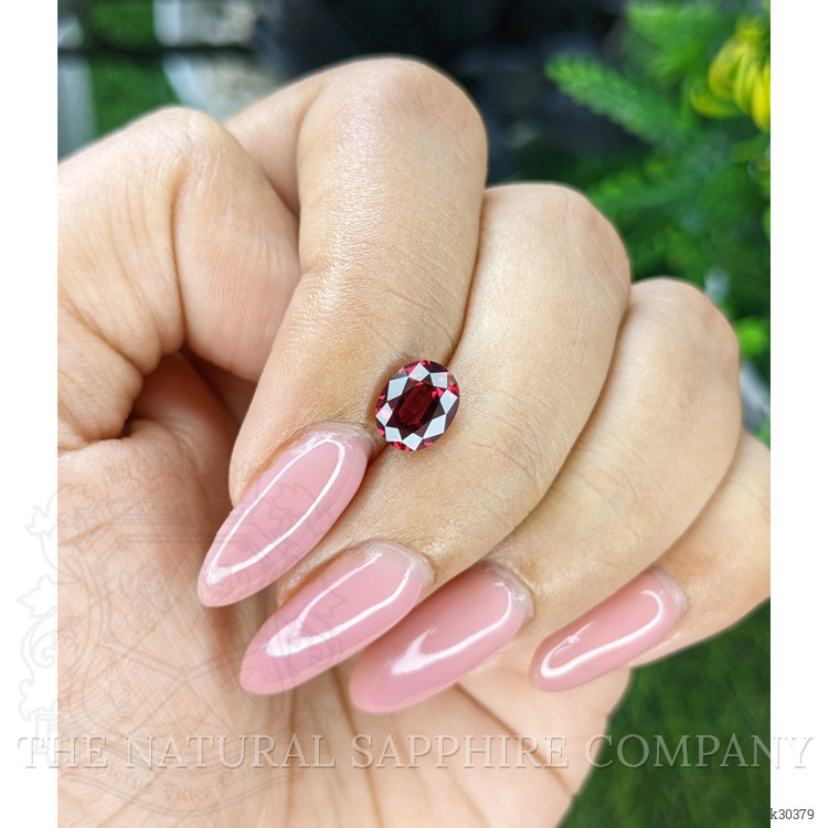 1.57 Ct. Purplish Red Garnet from Tanzania
