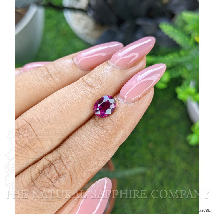 1.89 Ct. Pinkish Purple Garnet from Tanzania