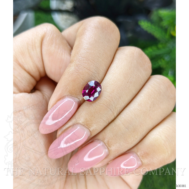 1.89 Ct. Pinkish Purple Garnet from Tanzania