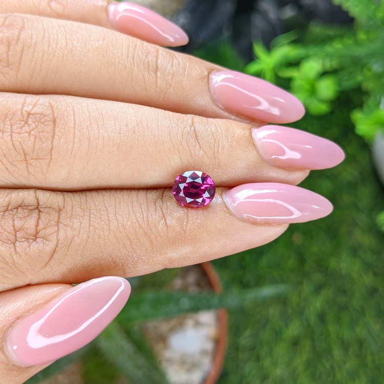 1.71 Ct. Purplish Pink Garnet from Tanzania
