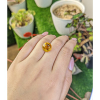 5.43 Ct. Yellow Citrine from Brazil Life Style