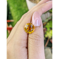 5.43 Ct. Yellow Citrine from Brazil Life Style