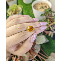 5.43 Ct. Yellow Citrine from Brazil Life Style