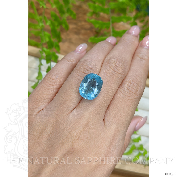 11.66 Ct. Blue Aquamarine from Brazil