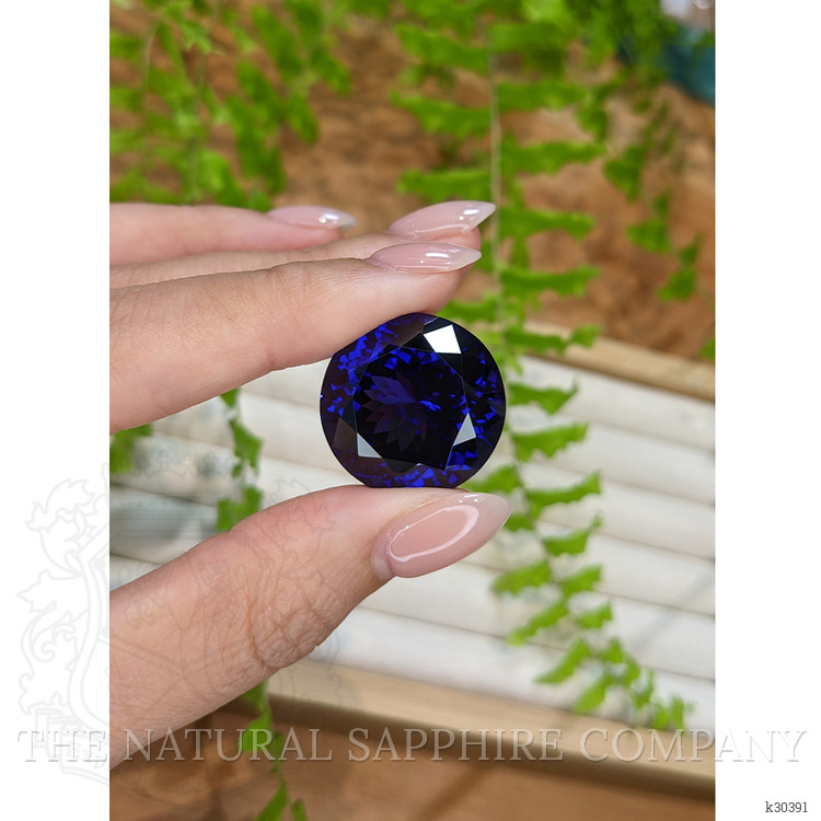 60.03 Ct. Violetish Blue Tanzanite from Tanzania