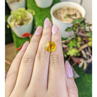 6.11 Ct. Yellow Citrine from Brazil Life Style