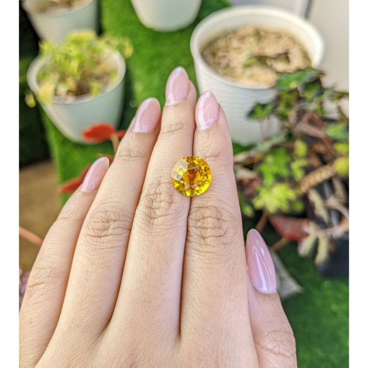 6.11 Ct. Yellow Citrine from Brazil