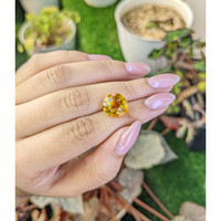 6.11 Ct. Yellow Citrine from Brazil Life Style