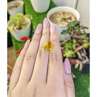 5.68 Ct. Yellow Citrine from Brazil Life Style