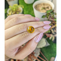 5.68 Ct. Yellow Citrine from Brazil Life Style
